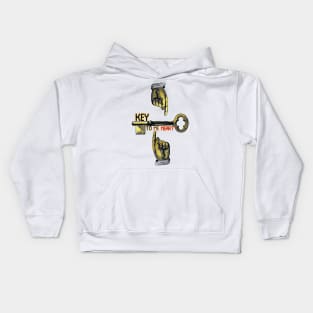 Key To Me Heart Kids Hoodie